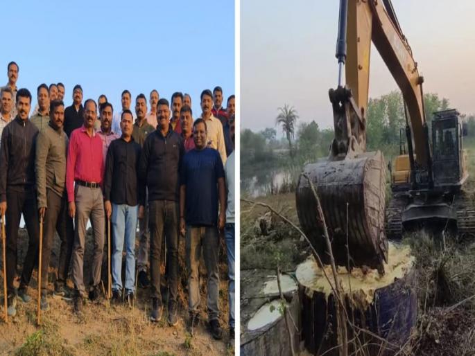 Police destroyed 91 thousand liters of chemicals required for making alcohol | दारू तयार करण्यासाठी लागणारे 91 हजार लिटर रसायन पोलिसांनी केले उद्ध्वस्त