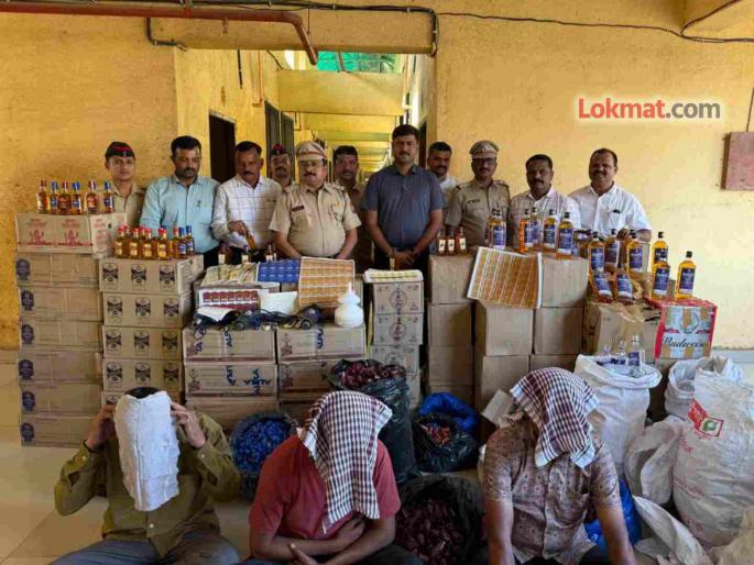 Three arrested for smuggling foreign liquor; Vehicles and goods worth Rs. 18 lakh 81 thousand seized | विदेशी मद्याची तस्करी करणाऱ्या तिघांना अटक; वाहनांसह १८ लाख ८१ हजारांचा मुद्देमाल जप्त