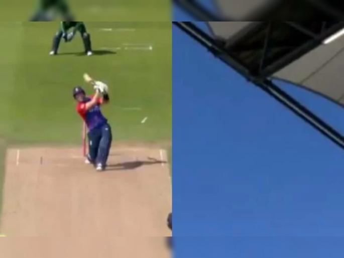 ENG vs PAK : Liam Livingstone hit a 121.96 meter six to Haris Rauf which went out of the Headingley ground, Video  | Biggest Six?; राजस्थान रॉयल्सच्या फलंदाजानं पाकिस्तानी गोलंदाजाला दिवसा दाखवले 'तारे'... Video