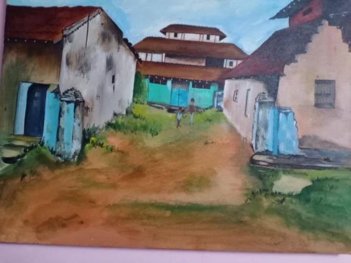Painting flourished in the apathy of lockdown | टाळेबंदीच्या औदासीन्यात बहरली चित्रकला Painting flourished in the apathy of lockdown | टाळेबंदीच्या औदासीन्यात बहरली चित्रकला