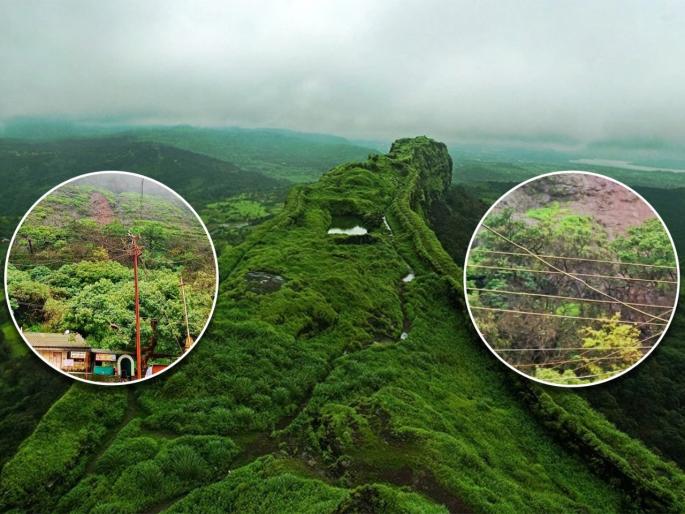 A part of Lohgad fort in Pune district collapsed pune latest news | पुणे जिल्ह्यातील लोहगड किल्ल्याचा काही भाग कोसळला A part of Lohgad fort in Pune district collapsed pune latest news | पुणे जिल्ह्यातील लोहगड किल्ल्याचा काही भाग कोसळला