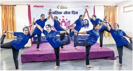 conclusion of goa lokmat yoga camp | लोकमतच्या योग शिबिराचा समारोप
