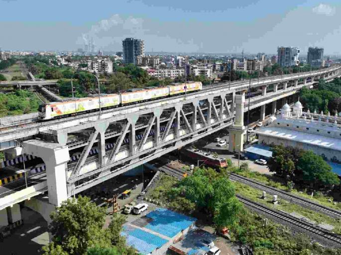 Metro's 'double decker' flyover on Kamthi Marga will start tomorrow | मेट्रोचा कामठी मार्गावरील ‘डबल डेकर’ उड्डाणपूल उद्यापासून सुरू होणार Metro's 'double decker' flyover on Kamthi Marga will start tomorrow | मेट्रोचा कामठी मार्गावरील ‘डबल डेकर’ उड्डाणपूल उद्यापासून सुरू होणार