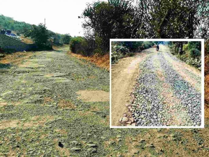 Vairagad-Kurandimal road is not of good quality | वैरागड- कुरंडीमाल रस्त्याचे काम होत आहे थातूरमातूर