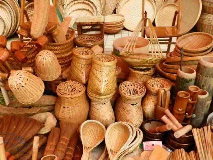 Bamboo handicrafts will now get an international market. | बांबू हस्तकला वस्तूला मिळणार आता आंतरराष्ट्रीय बाजारपेठ Bamboo handicrafts will now get an international market. | बांबू हस्तकला वस्तूला मिळणार आता आंतरराष्ट्रीय बाजारपेठ
