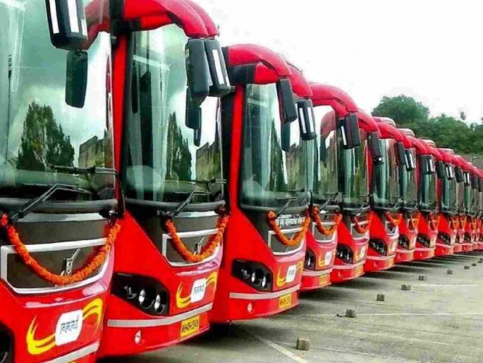New Lalpari buses join the fleet of ST | एसटीच्या ताफ्यात नव्या लालपरी बसेस सहभागी; प्रवाशांची होणार सोय New Lalpari buses join the fleet of ST | एसटीच्या ताफ्यात नव्या लालपरी बसेस सहभागी; प्रवाशांची होणार सोय