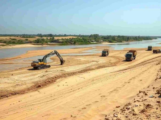 Bogus sand lifted in the name of Gharkul beneficiaries; Big racket active in sand misuse | घरकुल लाभार्थ्यांच्या नावावर बोगस रेती उचल ; रेतीच्या गैरप्रकारात मोठे रॅकेट सक्रीय Bogus sand lifted in the name of Gharkul beneficiaries; Big racket active in sand misuse | घरकुल लाभार्थ्यांच्या नावावर बोगस रेती उचल ; रेतीच्या गैरप्रकारात मोठे रॅकेट सक्रीय