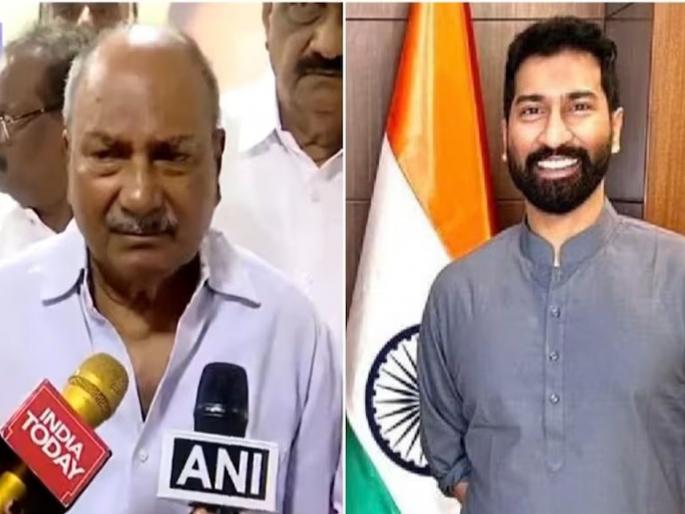 Kerala Lok Sabha Election 2024: My son must lose the election, veteran Congress leader lashed out against son | माझा मुलगा निवडणुकीत पराभूत झाला पाहिजे, काँग्रेसच्या दिग्गज नेत्याने मुलाविरोधात थोपटले दंड Kerala Lok Sabha Election 2024: My son must lose the election, veteran Congress leader lashed out against son | माझा मुलगा निवडणुकीत पराभूत झाला पाहिजे, काँग्रेसच्या दिग्गज नेत्याने मुलाविरोधात थोपटले दंड