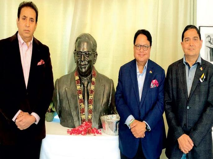 Babasaheb's inspiration from London's memorial youth; Vijay Darda, Deshmukh, Bhansali's Respect | बाबासाहेबांचे लंडनमधील स्मारक युवकांचे प्रेरणास्थान; विजय दर्डा, देशमुख, भन्साळी यांची आदरांजली