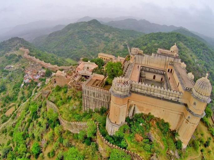 Kumbhalgarh fort wall is the second longest wall in the World | जगातली दुसरी सर्वात मोठी अन् मजबूत भिंत भारतातील 'या' किल्ल्यात, तुम्ही पाहिली का?