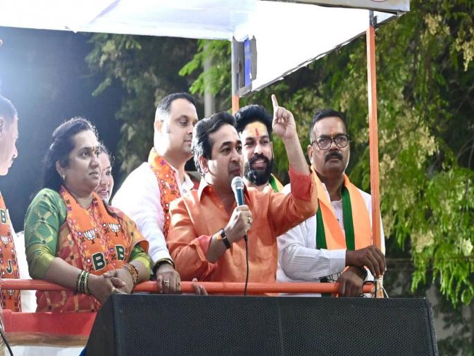 Vasai Virar Election: BJP Nitesh Rane attacks again on love jihad in Nalasopara Sabha | "माझं खरं नाव आशिष नाही तर अब्दुल..."; लव्ह जिहादवरून नितेश राणेंचा पुन्हा प्रहार Vasai Virar Election: BJP Nitesh Rane attacks again on love jihad in Nalasopara Sabha | "माझं खरं नाव आशिष नाही तर अब्दुल..."; लव्ह जिहादवरून नितेश राणेंचा पुन्हा प्रहार
