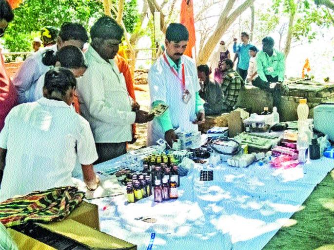 Seekh health service for Shivprimi Shivneri fort | शिवनेरी गडावर शिवप्रेमींसाठी चोख आरोग्य सेवा Seekh health service for Shivprimi Shivneri fort | शिवनेरी गडावर शिवप्रेमींसाठी चोख आरोग्य सेवा