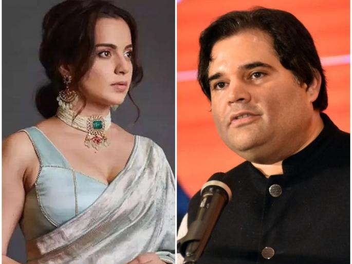 Bollywood actress kangana ranaut reacts on varun gandhi tweet says india got freedom in gandhi's begging bowl | वरुण गांधींच्या 'देशद्रोह' ट्विटवर कंगना रणौतचा पलटवार; म्हणाली - 'जा और रो अब'
