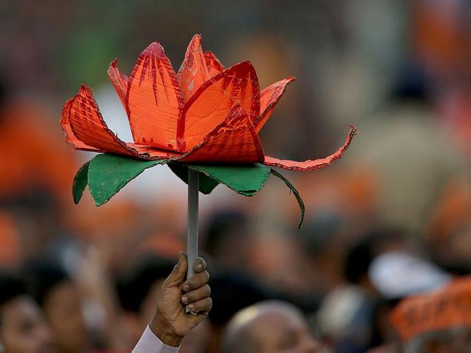 Maharashtra Election 2019 : Button presses anywhere, votes very much, BJP candidate's vigorous claim | Video : 'बटन कुठलही दाबा, मत कमळालाच', भाजपा उमेदवाराचा खळबळजनक दावा Maharashtra Election 2019 : Button presses anywhere, votes very much, BJP candidate's vigorous claim | Video : 'बटन कुठलही दाबा, मत कमळालाच', भाजपा उमेदवाराचा खळबळजनक दावा