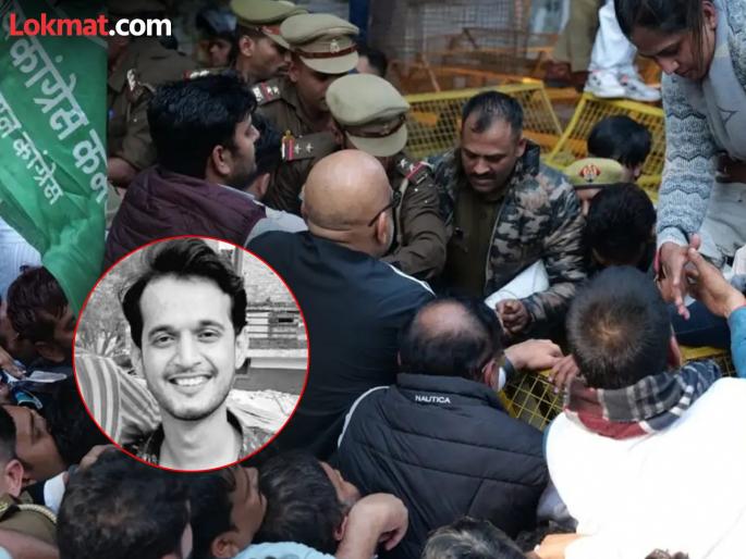 Congress worker Prabhat Pandey dies in Lucknow during protest | लखनऊच्या काँग्रेस कार्यालयात कार्यकर्त्याचा मृतदेह; मृताचे काका म्हणाले, "तिथे कसा गेला हे माहीत नाही"