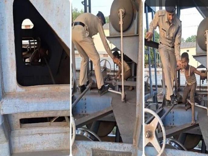 child-reached-hardoi-sitting-between-goods-train-wheels-from-lucknow | मालगाडीच्या चाकात अडकलेल्या चिमुकल्याचा 100 किमीचा प्रवास; सुरक्षा दलाने केली सुटका child-reached-hardoi-sitting-between-goods-train-wheels-from-lucknow | मालगाडीच्या चाकात अडकलेल्या चिमुकल्याचा 100 किमीचा प्रवास; सुरक्षा दलाने केली सुटका