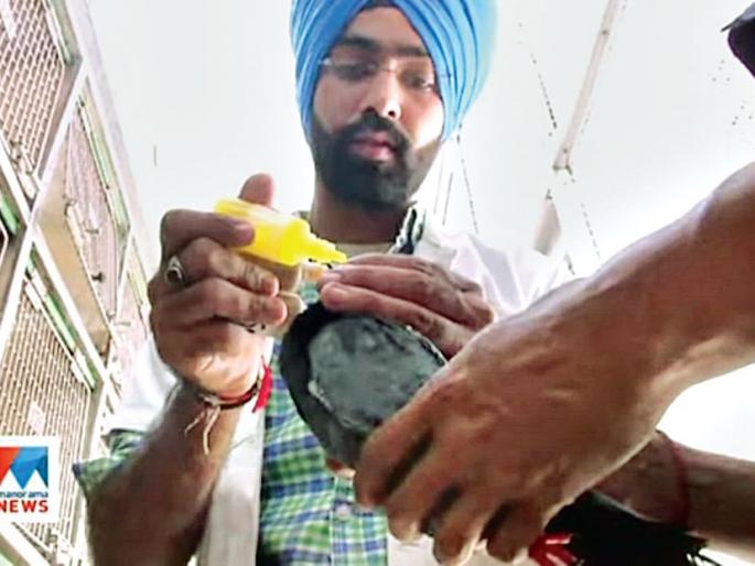 Delhi pollution leaves birds on land; The gas chamber became the capital | दिल्लीत प्रदुषणामुळे पक्षी कोसळताहेत जमिनीवर; राजधानीचे झाले गॅस चेंबर Delhi pollution leaves birds on land; The gas chamber became the capital | दिल्लीत प्रदुषणामुळे पक्षी कोसळताहेत जमिनीवर; राजधानीचे झाले गॅस चेंबर