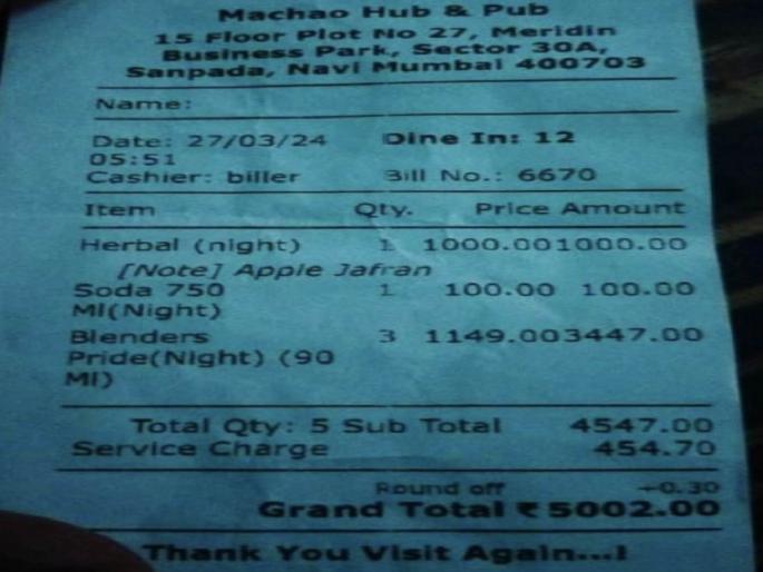 in navi mumbai hookah pub will open till morning the administration cannot take action against the owner | आचारसंहितेतही हुक्का, पबला पहाटेपर्यंत ढील; कारवाईत सर्वच प्रशासनाचे हात आखडते 