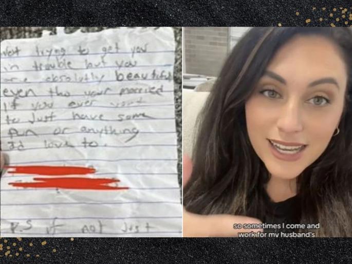 woman shocked as electrician leaves disturbing note asking to cheat husband | "तुझं लग्न झालंय कळल्यावर माझं हृदय तुटलं पण तरी..."; इलेक्ट्रिशियनने महिलेसाठी लिहिली चिठ्ठी woman shocked as electrician leaves disturbing note asking to cheat husband | "तुझं लग्न झालंय कळल्यावर माझं हृदय तुटलं पण तरी..."; इलेक्ट्रिशियनने महिलेसाठी लिहिली चिठ्ठी
