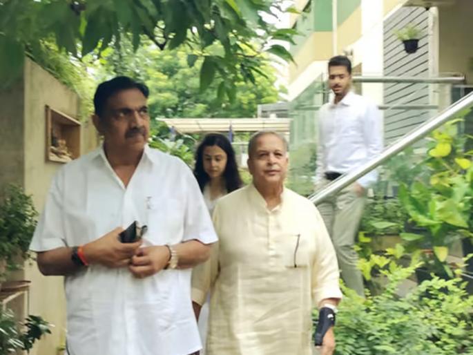 Satara: Jayant Patil met Madan Bhosle, both the leaders discussed for one and a half hours  | Satara: जयंत पाटील यांनी घेतली मदन भोसले यांची भेट, दोन्ही नेत्यात दीड तास चर्चा 