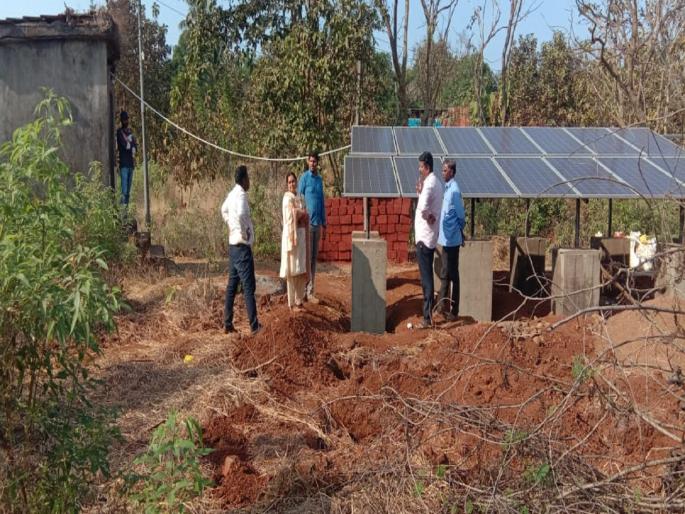 Ratnagiri district first solar powered water supply project to be launched in Palghar village | रत्नागिरी जिल्ह्यातील 'या' गावात साकारली पहिली साैरऊर्जेवरील नळपाणी याेजना, लवकरच लाेकार्पण Ratnagiri district first solar powered water supply project to be launched in Palghar village | रत्नागिरी जिल्ह्यातील 'या' गावात साकारली पहिली साैरऊर्जेवरील नळपाणी याेजना, लवकरच लाेकार्पण
