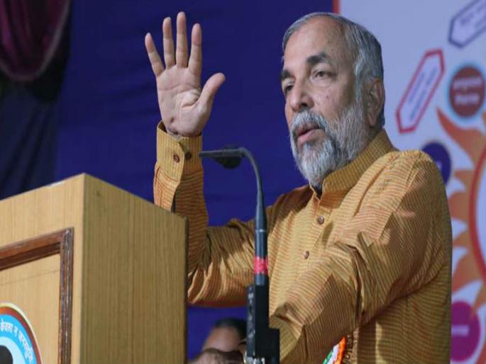 Madhav Bhandari The target Asaduddin Owaisi | ओवेसींनी विचार करून बोलावे ; वाटा म्हणाल, तर तो 1947 मध्येच दिला : माधव भंडारी Madhav Bhandari The target Asaduddin Owaisi | ओवेसींनी विचार करून बोलावे ; वाटा म्हणाल, तर तो 1947 मध्येच दिला : माधव भंडारी