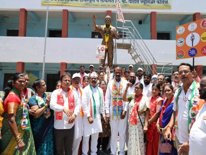 lok sabha election 2024 in maval the new mp is the slogan of the mahavikas aghadi | मावळमध्ये आता एकच हवा; खासदार नवा हवा, महाविकास आघाडीची घोषणाबाजी  lok sabha election 2024 in maval the new mp is the slogan of the mahavikas aghadi | मावळमध्ये आता एकच हवा; खासदार नवा हवा, महाविकास आघाडीची घोषणाबाजी