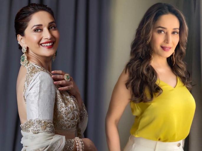 Madhuri dixit looks stylish and fashionable even at the age of fifty one | पन्नाशीनंतरही माधुरीच्या सौंदर्यापुढे फिक्या पडतात नवख्या अभिनेत्री Madhuri dixit looks stylish and fashionable even at the age of fifty one | पन्नाशीनंतरही माधुरीच्या सौंदर्यापुढे फिक्या पडतात नवख्या अभिनेत्री