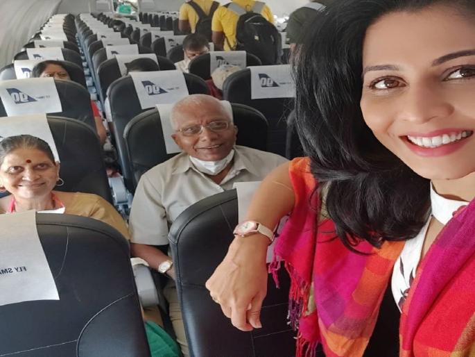 Corona Virus: In fear of Corona ,Marathi Actress Maadhavi Nemkar Made Her Parents fly, Read Details-SRJ | Corona Virus:कोरोना दहशतीतही या मराठी अभिनेत्रीने घडवली तिच्या पालकांना विमान सफर, वाचा सविस्तर Corona Virus: In fear of Corona ,Marathi Actress Maadhavi Nemkar Made Her Parents fly, Read Details-SRJ | Corona Virus:कोरोना दहशतीतही या मराठी अभिनेत्रीने घडवली तिच्या पालकांना विमान सफर, वाचा सविस्तर