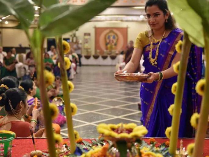 Shravan vrat 2021: A loving call to the Goddess from the Aarti of Mangala Gauri for a happy married life ...! | Shravan vrat 2021 : सुखी वैवाहिक जीवनासाठी मंगळागौरीच्या आरतीतून देवीला घातलेली प्रेमळ साद...! Shravan vrat 2021: A loving call to the Goddess from the Aarti of Mangala Gauri for a happy married life ...! | Shravan vrat 2021 : सुखी वैवाहिक जीवनासाठी मंगळागौरीच्या आरतीतून देवीला घातलेली प्रेमळ साद...!