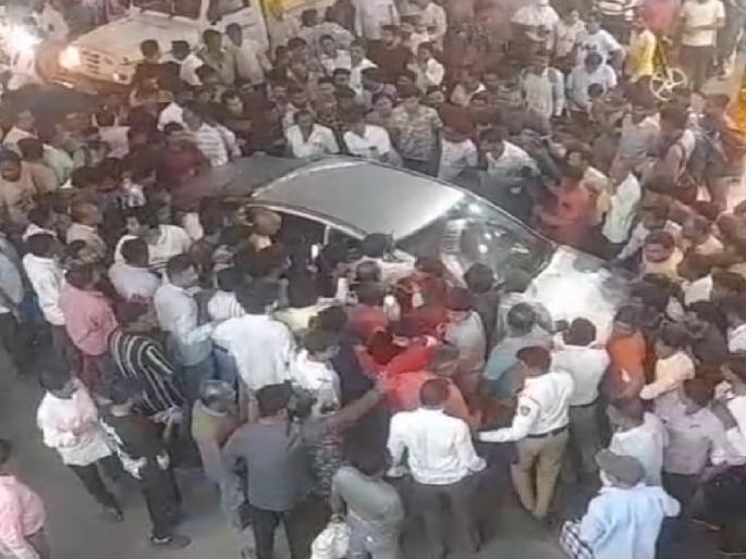 Drunk driver rams into car on Mahadwar Road in Kolhapur, three women injured | मद्यधुंद कारचालकाचा कोल्हापुरातील महाद्वार रोडवर थरार, तीन महिला जखमी