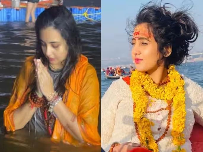 maha kumbh mela 2025 Air hostess diza sharma wanted to become a Sadhvi in Mahakumbh, but the saint said no also made a statement on Harsha Richaria | महाकुंभमध्ये साध्वी बनण्याची एअर होस्टेसची इच्छा, पण संत म्हणाले...; हर्षा रिछारियावरही केलं विधान maha kumbh mela 2025 Air hostess diza sharma wanted to become a Sadhvi in Mahakumbh, but the saint said no also made a statement on Harsha Richaria | महाकुंभमध्ये साध्वी बनण्याची एअर होस्टेसची इच्छा, पण संत म्हणाले...; हर्षा रिछारियावरही केलं विधान