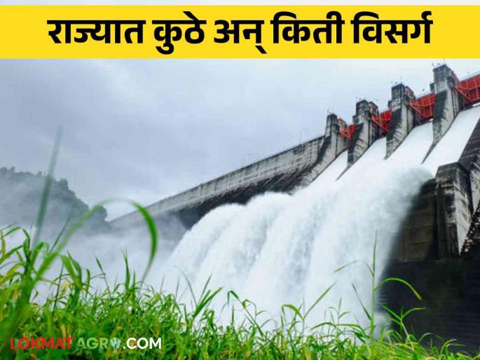 Maharashtra Dam Discharged: Where and how much discharge has been increased in the state, read in detail | Maharashtra Dam Discharged : राज्यात कुठे अन् किती विसर्ग वाढवला, वाचा सविस्तर Maharashtra Dam Discharged: Where and how much discharge has been increased in the state, read in detail | Maharashtra Dam Discharged : राज्यात कुठे अन् किती विसर्ग वाढवला, वाचा सविस्तर