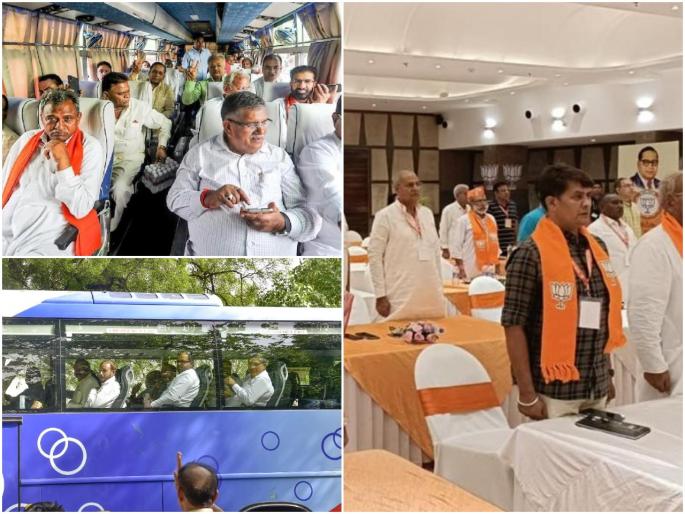 rajya sabha election close contests on 4 seats of 4 states rajasthan haryana maharashtra karnataka maharashtra uddhav thackeray mahavikas aghadi bjp | Rajya Sabha Election : कधी पकडापकडी, तर कधी लपाछपी; राज्यसभेच्या निवडणुकीपूर्वी आमदारांचा ‘खेला होबे’ rajya sabha election close contests on 4 seats of 4 states rajasthan haryana maharashtra karnataka maharashtra uddhav thackeray mahavikas aghadi bjp | Rajya Sabha Election : कधी पकडापकडी, तर कधी लपाछपी; राज्यसभेच्या निवडणुकीपूर्वी आमदारांचा ‘खेला होबे’