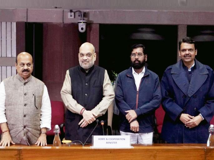 meeting in delhi was not for the border question but for law and order said karnataka cm basavaraj bommai | दिल्लीतील बैठक सीमाप्रश्नासाठी नव्हे, तर कायदा आणि सुव्यवस्थेसाठी; बोम्मई यांचे घुमजाव meeting in delhi was not for the border question but for law and order said karnataka cm basavaraj bommai | दिल्लीतील बैठक सीमाप्रश्नासाठी नव्हे, तर कायदा आणि सुव्यवस्थेसाठी; बोम्मई यांचे घुमजाव