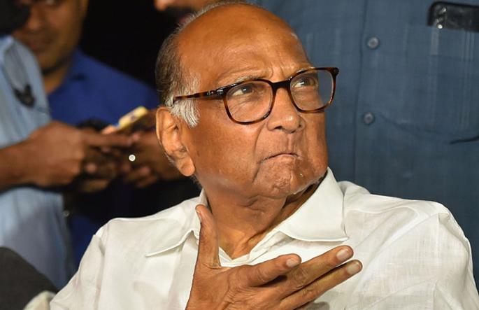 BJP leader Sharad Pawar to Sakade | भाजपच्या नेत्याचे शरद पवारांना साकडे