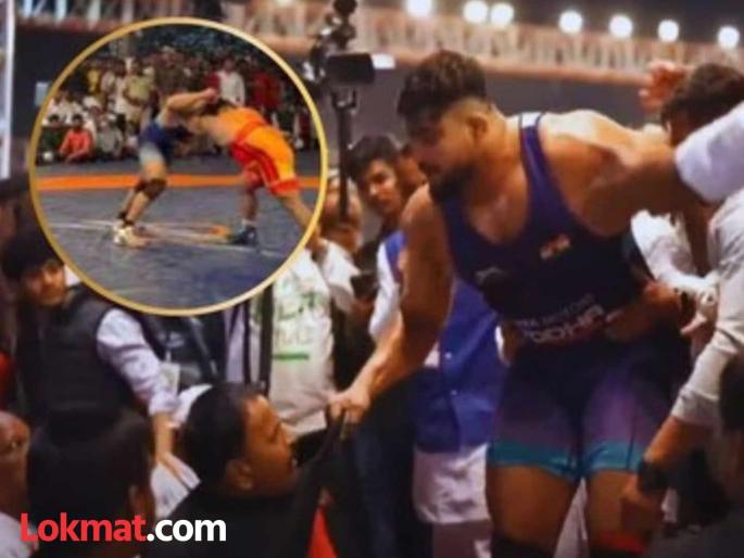 Maharashtra Kesari 2025 Controversy Finally, umpire Nitesh Kabliya has been suspended for 3 years by the Maharashtra State Wrestling Association. | निर्णय चुकीचा..! पंचांचे 'निलंबन'; महाराष्ट्र केसरी स्पर्धेच्या वादग्रस्त निर्णयावर अखेर शिक्कामोर्तब Maharashtra Kesari 2025 Controversy Finally, umpire Nitesh Kabliya has been suspended for 3 years by the Maharashtra State Wrestling Association. | निर्णय चुकीचा..! पंचांचे 'निलंबन'; महाराष्ट्र केसरी स्पर्धेच्या वादग्रस्त निर्णयावर अखेर शिक्कामोर्तब