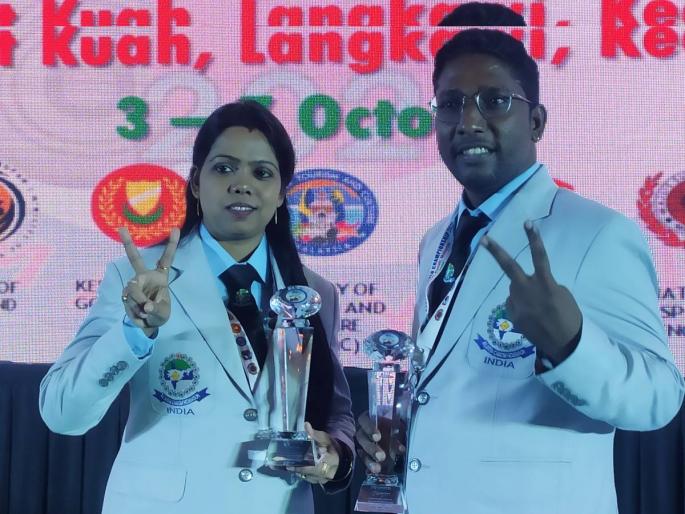 Maharashtra's Sandeep Dive has won the gold medal in the World Championship Carrom event   | विश्व अजिंक्यपद कॅरम स्पर्धेत महाराष्ट्राच्या संदीप दिवेने जिंकले सुवर्ण, भारतीय संघाचे १००% वर्चस्व! Maharashtra's Sandeep Dive has won the gold medal in the World Championship Carrom event   | विश्व अजिंक्यपद कॅरम स्पर्धेत महाराष्ट्राच्या संदीप दिवेने जिंकले सुवर्ण, भारतीय संघाचे १००% वर्चस्व!