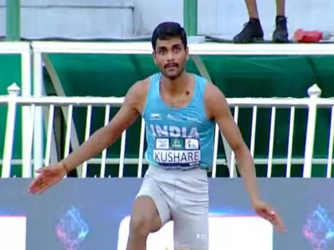 maharashtra's Sarvesh Kushare in 4th number in high jump of asian games 2023 he missed medal | Asian Games 2023 : पदक हुकलं पण मन जिंकलं! महाराष्ट्राच्या पठ्ठ्याची आशियाई क्रीडा स्पर्धेत 'लांब' उडी maharashtra's Sarvesh Kushare in 4th number in high jump of asian games 2023 he missed medal | Asian Games 2023 : पदक हुकलं पण मन जिंकलं! महाराष्ट्राच्या पठ्ठ्याची आशियाई क्रीडा स्पर्धेत 'लांब' उडी
