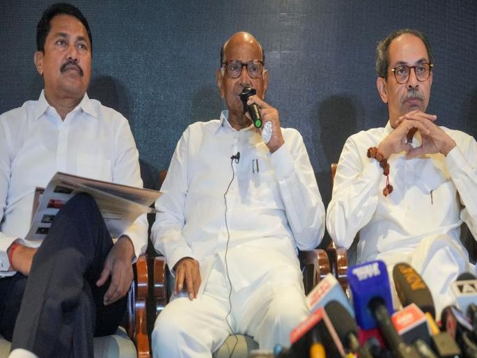 Shetkari Kamgar Paksh will leave the MVA alliance Controversy over seat sharing in Maha Vikas Aghadi Congress, Uddhav Thackeray, NCP Sharad Pawar | महाविकास आघाडीत कुरघोडी, जागावाटपावरून वाद; एक मित्रपक्ष बाहेर पडण्याच्या तयारीत Shetkari Kamgar Paksh will leave the MVA alliance Controversy over seat sharing in Maha Vikas Aghadi Congress, Uddhav Thackeray, NCP Sharad Pawar | महाविकास आघाडीत कुरघोडी, जागावाटपावरून वाद; एक मित्रपक्ष बाहेर पडण्याच्या तयारीत