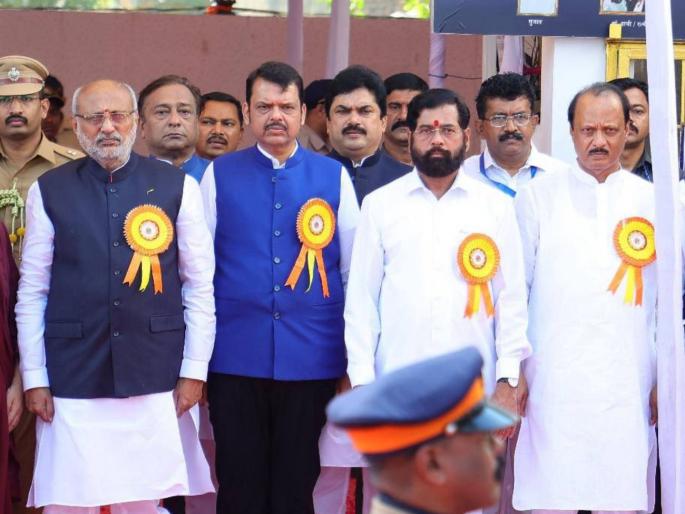 Dissatisfaction over speech in Mahayuti? Program schedule changed; Shinde, Pawar have no chance | महायुतीत भाषणावरून नाराजीनाट्य? कार्यक्रमपत्रिका बदलली; शिंदे, पवारांना संधीच नाही Dissatisfaction over speech in Mahayuti? Program schedule changed; Shinde, Pawar have no chance | महायुतीत भाषणावरून नाराजीनाट्य? कार्यक्रमपत्रिका बदलली; शिंदे, पवारांना संधीच नाही