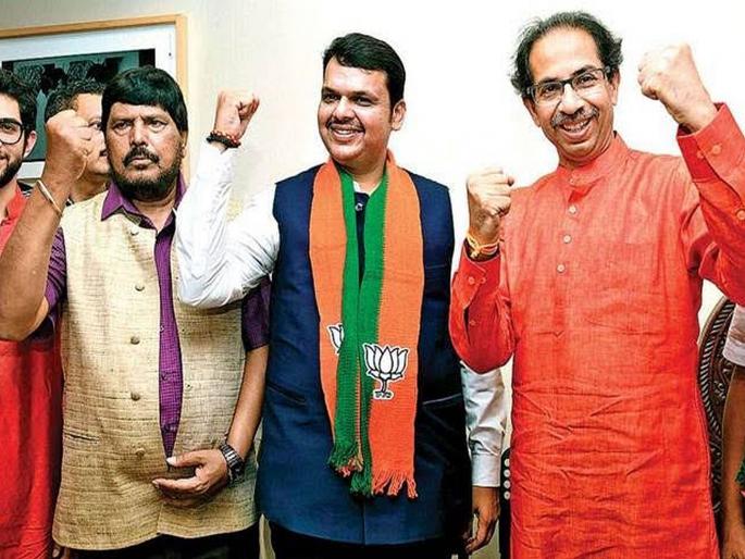 Maharashtra Government: BJP-Shiv Sena opposition to Eighth proposal | Maharashtra Government : आठवलेंच्या प्रस्तावाला भाजप-शिवसेनेचा विरोध Maharashtra Government: BJP-Shiv Sena opposition to Eighth proposal | Maharashtra Government : आठवलेंच्या प्रस्तावाला भाजप-शिवसेनेचा विरोध