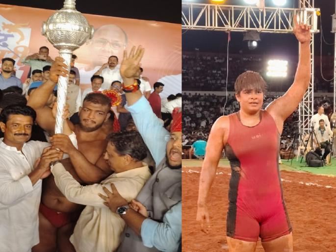 Mahendra Gaikwad becomes Hindkesari after Prithviraj Mohol is injured | Hind Kesari Wrestling Competition: पृथ्वीराज मोहोळ जखमी झाल्याने महेंद्र गायकवाड ठरला हिंदकेसरी Mahendra Gaikwad becomes Hindkesari after Prithviraj Mohol is injured | Hind Kesari Wrestling Competition: पृथ्वीराज मोहोळ जखमी झाल्याने महेंद्र गायकवाड ठरला हिंदकेसरी