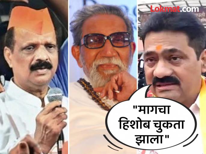 Balasaheb wanted to take down the stone from which Shendur had broken; Mahesh Sawant's attack on Saravankars | बाळासाहेबांनी शेंदूर फासलेल्या दगडाचा माज उतरवायचा होता; महेश सावंतांचा सरवणकरांवर हल्ला
