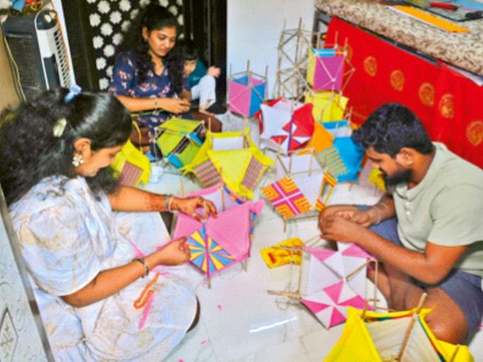 Mahim's indigenous lanterns will light up Mumbai's homes; Domestic lantern production gaining momentum, demand from abroad too | Diwali 2025: माहीमच्या स्वदेशी कंदिलांनी उजळणार मुंबईची घरटी; घरगुती कंदील निर्मितीला वेग, परदेशातूनही मागणी 