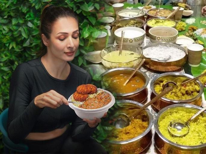 Fitness freak Malaika is foodie. At the top of her list of favorite foods is 'Homemade Tiffin Box' | मलायका अरोरा जेवणाच्या डब्यात काय नेते? वरणभातभाजीपोळी खाते की हायफाय हाय प्रोटीन?