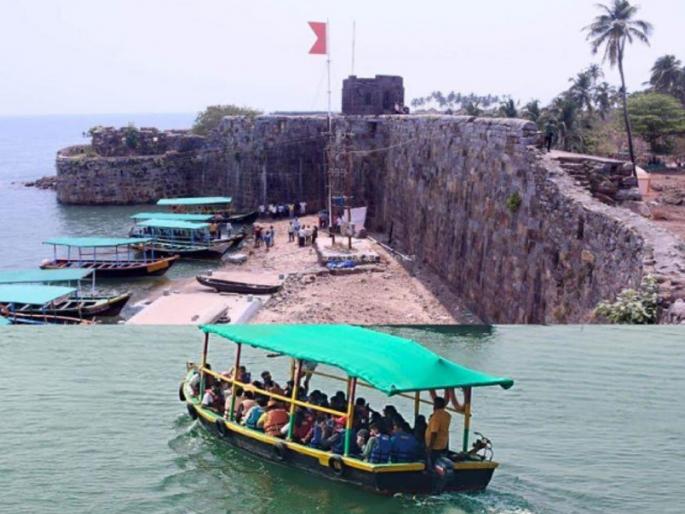 Record number of tourists visit Sindhudurg Fort Rains bring tourist season to a halt five days early | पाच लाखांपेक्षा जास्त विक्रमी पर्यटकांची किल्ले सिंधुदुर्गला भेट, पावसामुळे पाच दिवस आधीच पर्यटन हंगामाला ब्रेक