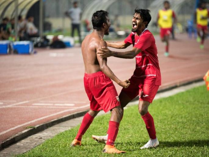 SAF FOOTBALL: Solidarity of India's runner-up, Maldives won the title | सॅफ फुटबॉल : भारताचे उपविजेतेपदावर समाधान, मालदिवने पटकावले जेतेपद