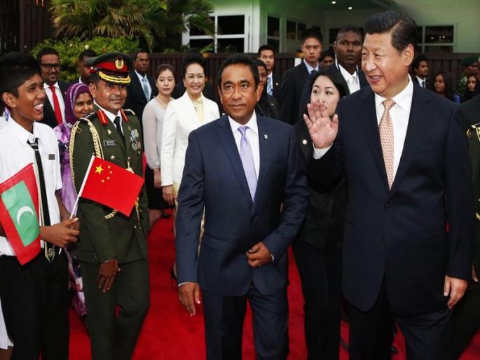 Compliance with 1000-page agreement in one hour, free trade agreement with Maldives China | 1000 पानांच्या कराराला एका तासात मान्यता, मालदिवचा चीनबरोबर मुक्त व्यापार करार Compliance with 1000-page agreement in one hour, free trade agreement with Maldives China | 1000 पानांच्या कराराला एका तासात मान्यता, मालदिवचा चीनबरोबर मुक्त व्यापार करार