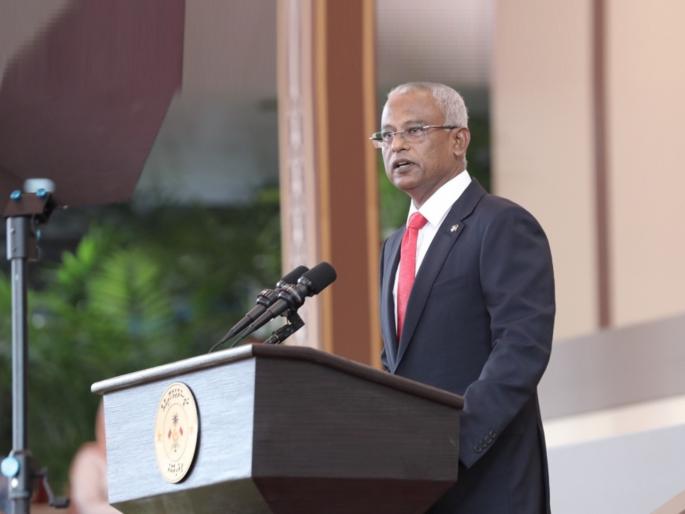 Maldives President Ibrahim Mohamed Solih to visit Raigad District Uran JNPA port on Thursday to discuss developments and betterments | मालदीवचे राष्ट्रपती गुरुवारी उरणमध्ये; जेएनपीए बंदराला देणार भेट Maldives President Ibrahim Mohamed Solih to visit Raigad District Uran JNPA port on Thursday to discuss developments and betterments | मालदीवचे राष्ट्रपती गुरुवारी उरणमध्ये; जेएनपीए बंदराला देणार भेट